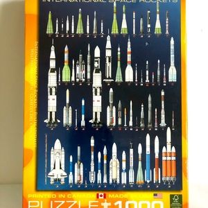 EuroGraphics International Space Rockets Puzzle